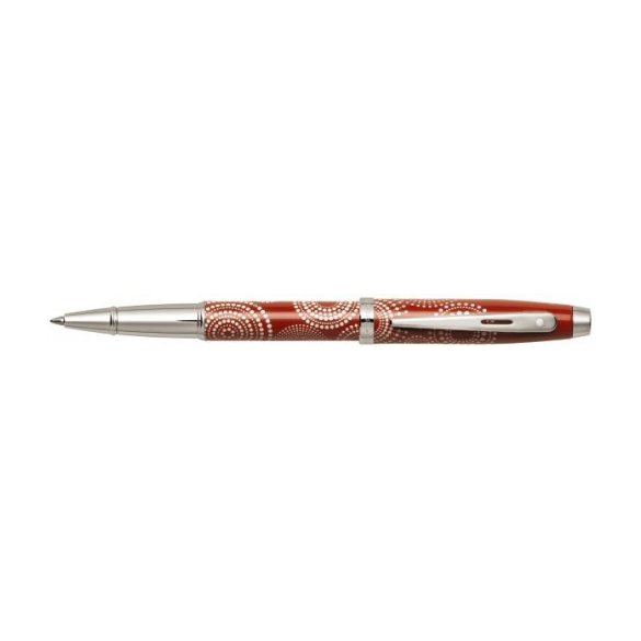 ROLLER SHEAFFER 100 CZERWONY Z BIAŁYM WZOREM
