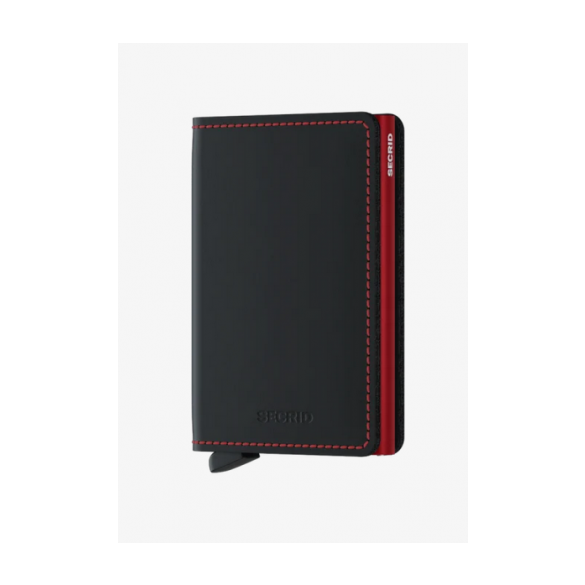 PORTFEL SECRID RFID SLIMWALLET BLACK & RED