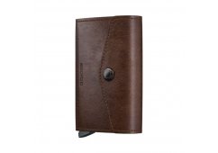 PORTFEL SECRID RFID ENVELOPED VINTAGE CHOCOLATE