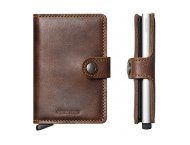 PORTFEL SECRID RFID MINIWALLET VINTAGE BROWN