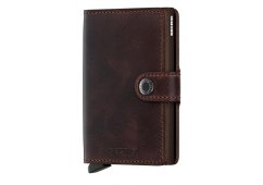 PORTFEL SECRID RFID MINIWALLET VINTAGE CHOCOLATE