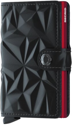 PORTFEL SECRID RFID MINIWALLET PRISM BLACK-RED