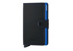 PORTFEL SECRID RFID MINIWALLET MATTE BLACK & BLUE