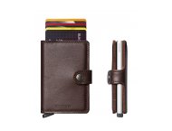 PORTFEL SECRID RFID MINIWALLET ORIGINAL DARK BROWN 