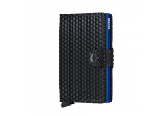 PORTFEL SECRID MINIWALLET CUBIC BLACK-BLUE