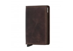 PORTFEL SECRID RFID SLIMWALLET VINTAGE CHOCOLATE