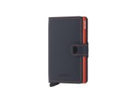 PORTFEL SECRID RFID MINIWALLET MATTE NIGHTBLUE & ORANGE