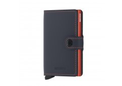 PORTFEL SECRID RFID MINIWALLET MATTE NIGHTBLUE & ORANGE