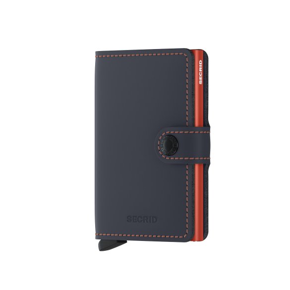 PORTFEL SECRID RFID MINIWALLET MATTE NIGHTBLUE & ORANGE
