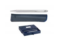 ZESTAW CARAN D'ACHE ECRIDOR DŁUGOPIS PLUS SKÓRZANE ETUI COSMIC BLUE EDYCJA LIMITOWANA