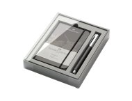 ZESTAW FABER-CASTELL ROLLER AMBITION RESIN BLACK Z NOTESEM