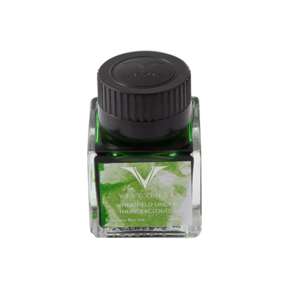 ATRAMENT VISCONTI GREEN WHEATFIELD UNDER THUNDERCLOUDS