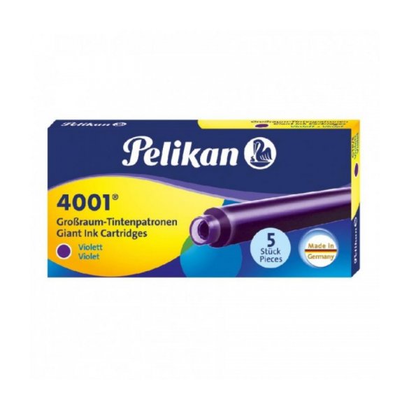 NABOJE PELIKAN DŁUGIE FIOLETOWE