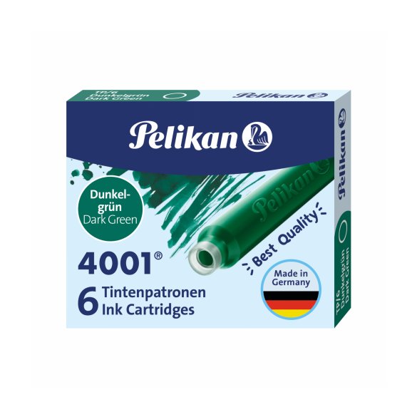NABOJE PELIKAN ZIELONE KRÓTKIE
