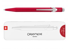 DŁUGOPIS CARAN D'ACHE 849 COLORMAT-X CZERWONY W PUDEŁKU