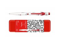DŁUGOPIS CARAN D'ACHE 849 KEITH HARING EDYCJA SPECJALNA BIAŁY