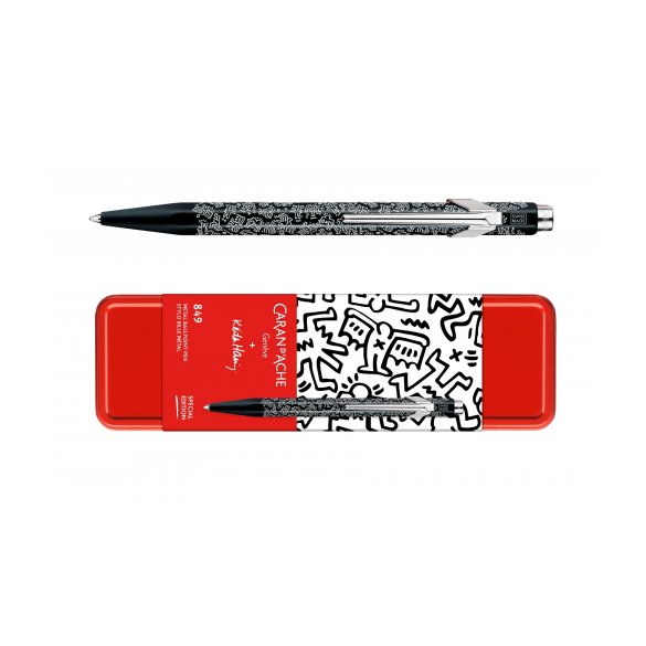 DŁUGOPIS CARAN D'ACHE 849 KEITH HARING EDYCJA SPECJALNA CZARNY