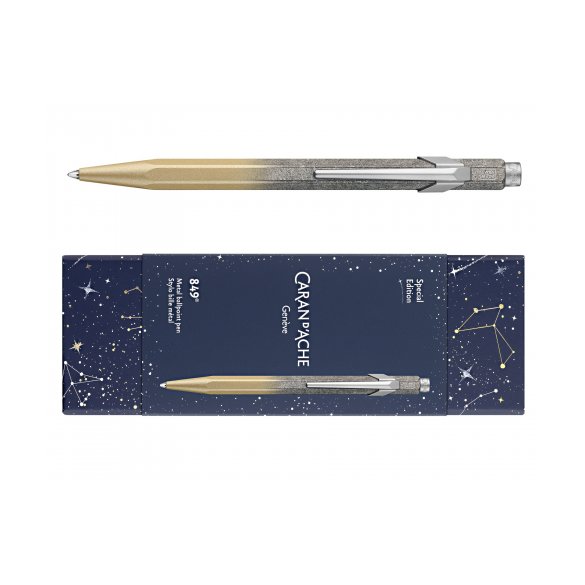 DŁUGOPIS CARAN D'ACHE 849 COSMIC BLUE/GOLD EDYCJA LIMITOWANA 2024