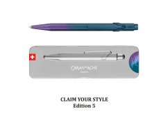 DŁUGOPIS CARAN D'ACHE 849 CLAIM YOUR STYLE 5 PURPLE OCEAN EDYCJA LIMITOWANA 