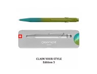 DŁUGOPIS CARAN D'ACHE 849 CLAIM YOUR STYLE 5 ARCTIC GREEN EDYCJA LIMITOWANA 