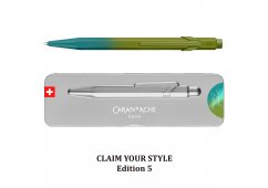 DŁUGOPIS CARAN D'ACHE 849 CLAIM YOUR STYLE 5 ARCTIC GREEN EDYCJA LIMITOWANA 