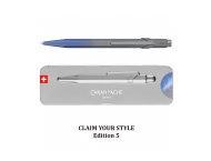 DŁUGOPIS CARAN D'ACHE 849 CLAIM YOUR STYLE 5 STORMY BLUE EDYCJA LIMITOWANA 