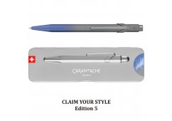 DŁUGOPIS CARAN D'ACHE 849 CLAIM YOUR STYLE 5 STORMY BLUE EDYCJA LIMITOWANA 