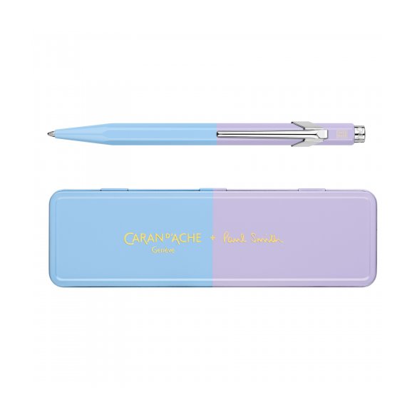 DŁUGOPIS CARAN D'ACHE 849 PAUL SMITH EDYCJA 4 SKY BLUE-LAVENDER KOLEKCJA LIMITOWANA 