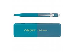 DŁUGOPIS CARAN D'ACHE 849 PAUL SMITH EDYCJA 4 CYAN-STEEL KOLEKCJA LIMITOWANA 