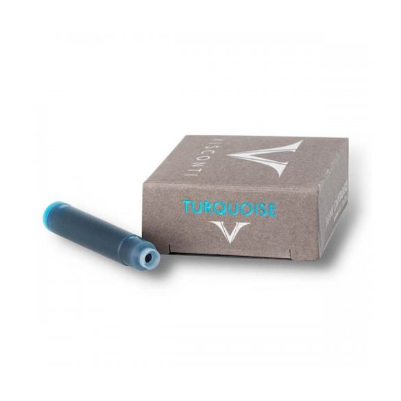 NABOJE VISCONTI TURKUSOWE