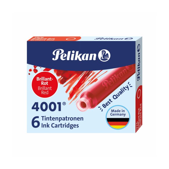 NABOJE PELIKAN CZERWONE KRÓTKIE