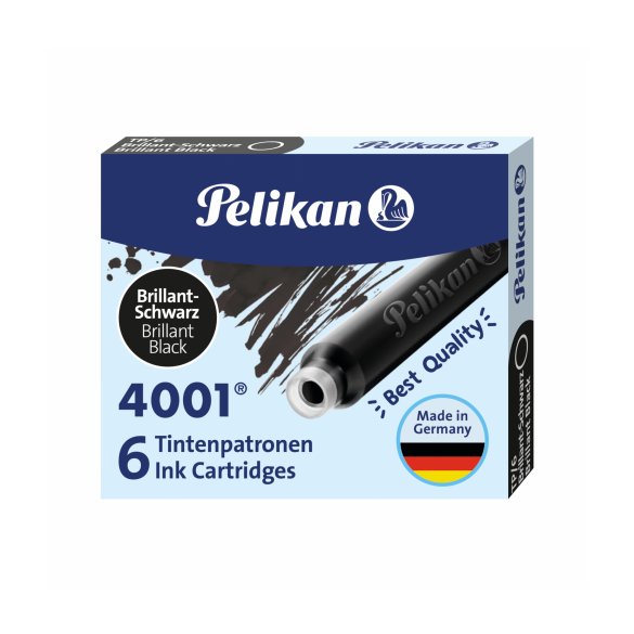 NABOJE PELIKAN CZARNE KRÓTKIE