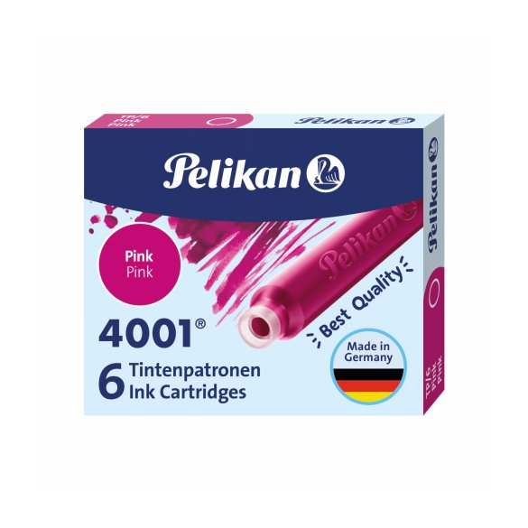 NABOJE PELIKAN RÓŻOWE KRÓTKIE
