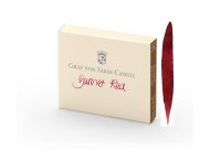 NABOJE GRAF VON FABER-CASTELL GARNET RED 6SZT.