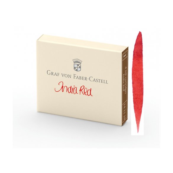 NABOJE GRAF VON FABER-CASTELL INDIA RED