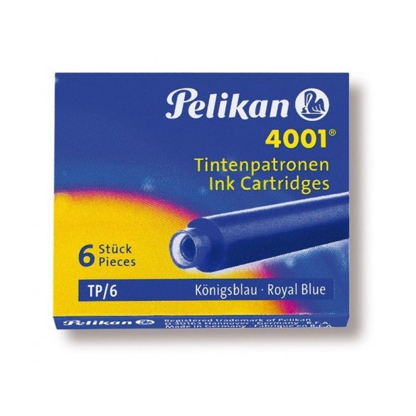 NABOJE PELIKAN NIEBIESKIE KRÓTKIE