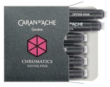 NABOJE CARAN D'ACHE CHROMATICS DIVINE PINK