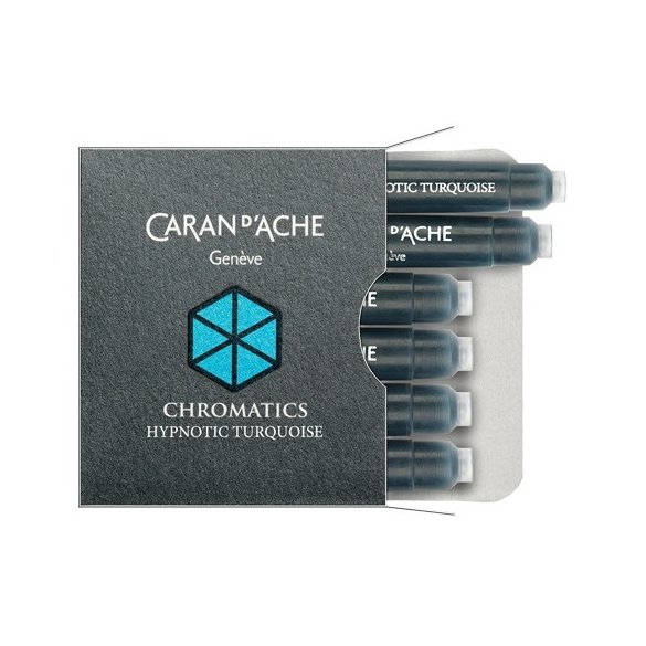 NABOJE CARAN D'ACHE CHROMATICS HYPNOTIC TURQUOISE