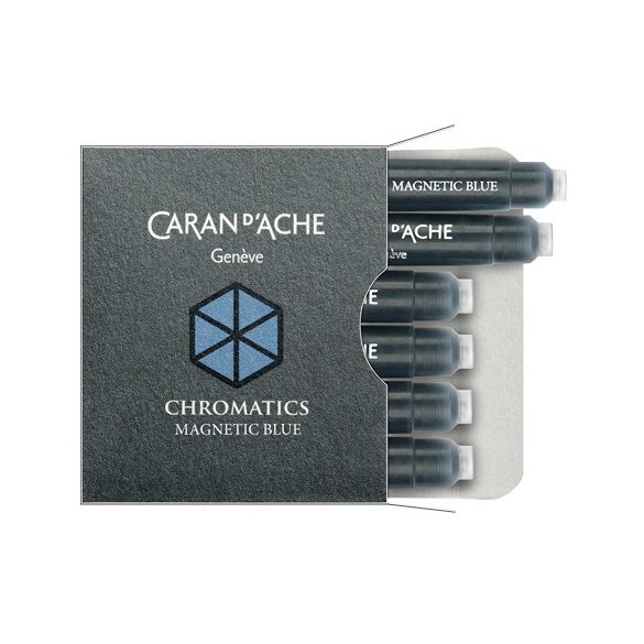 NABOJE CARAN D'ACHE CHROMATICS MAGNETIC BLUE