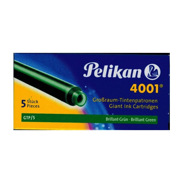 NABOJE PELIKAN DŁUGIE ZIELONE
