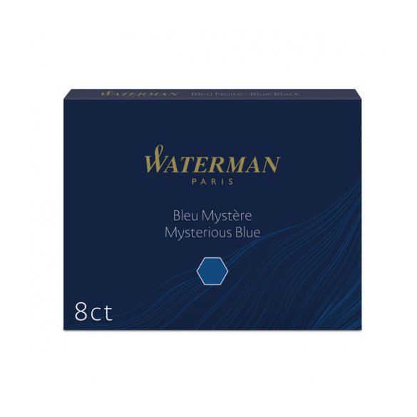 NABOJE STANDARD WATERMAN NIEBIESKIO-CZARNE