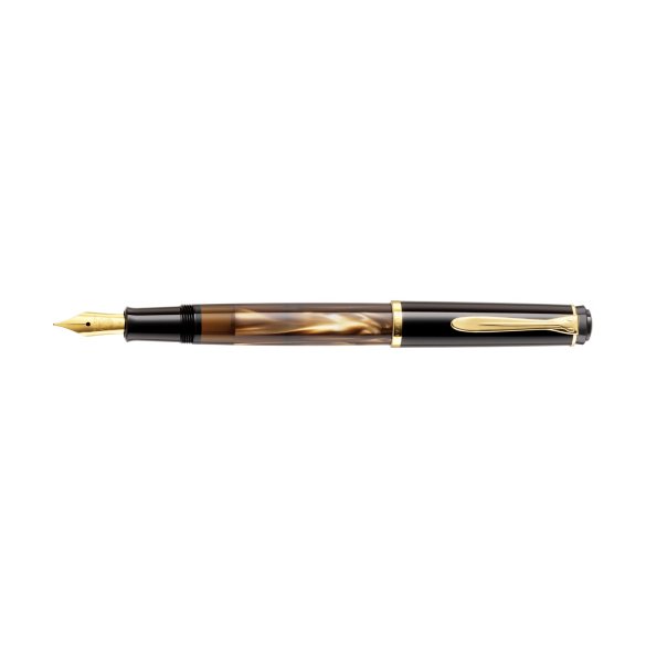 PIÓRO WIECZNE PELIKAN M200 BROWN MARBLED EF