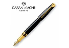 PIÓRO CARAN D'ACHE LEMAN CZARNY HEBAN GT